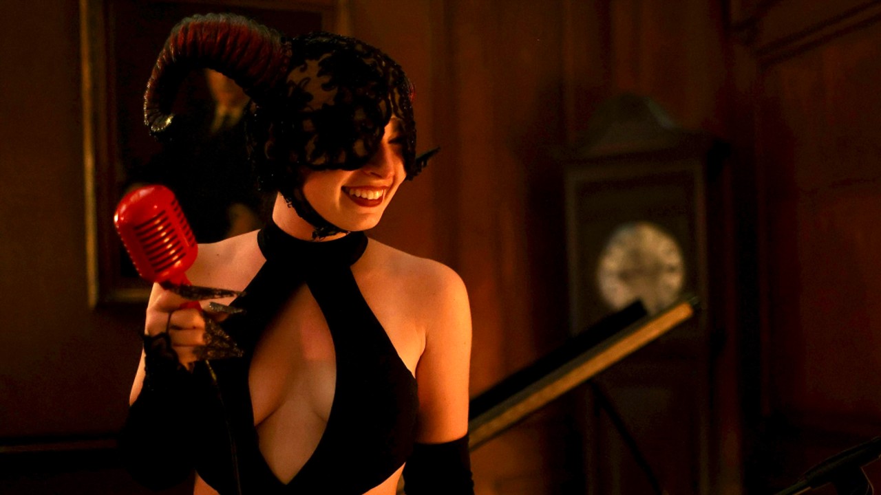 masked singer at Haunted Soiree